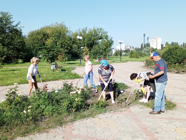 Субботник - прекрасный способ   жить в красивом мире.