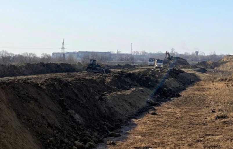 Реконструкция дамб в Еврейской АО.