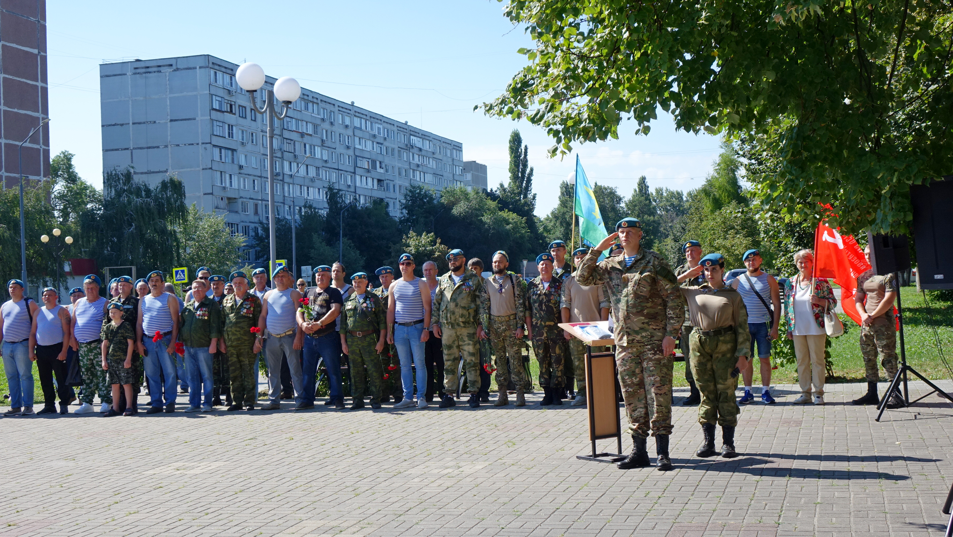 В Курчатове отметили День ВДВ.