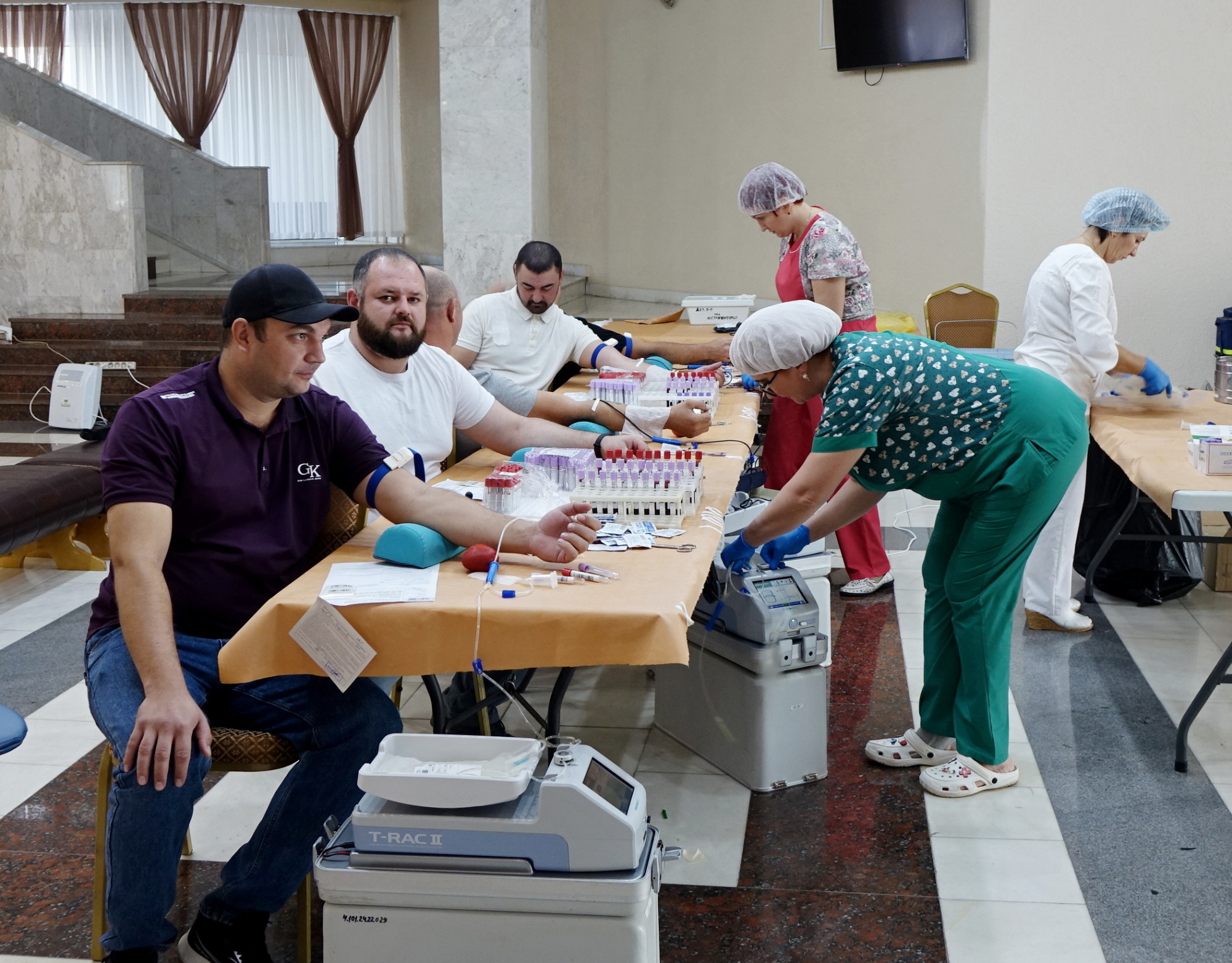 В Курчатове впервые проводилась донорская акция по забору костного мозга .