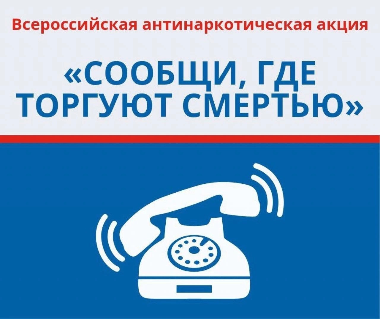 «Сообщи, где торгуют смертью!».