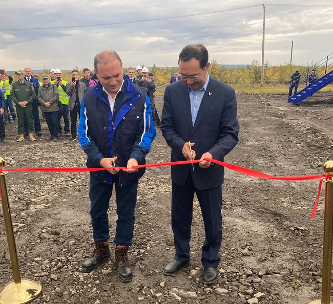 Городок строителей в якутской АСММ.