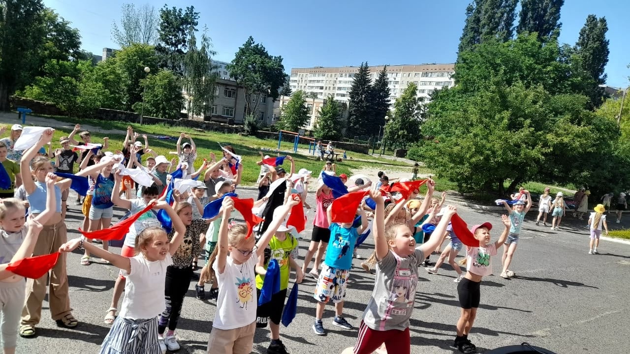 День России в летнем лагере &quot;Солнечный&quot;.