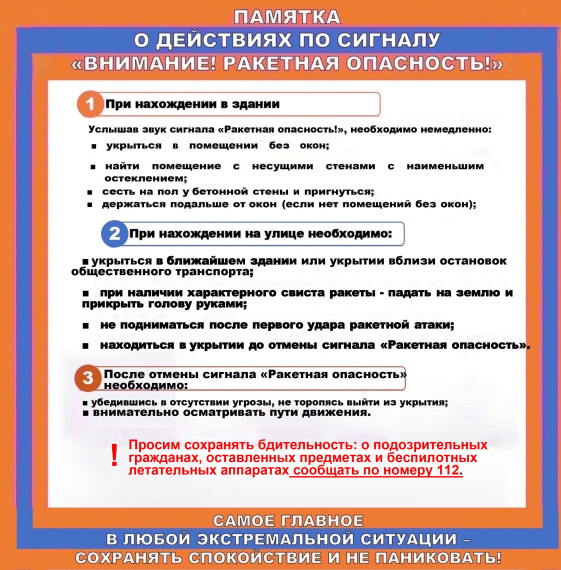 «Ракетная опасность». «Ракетная опасность».