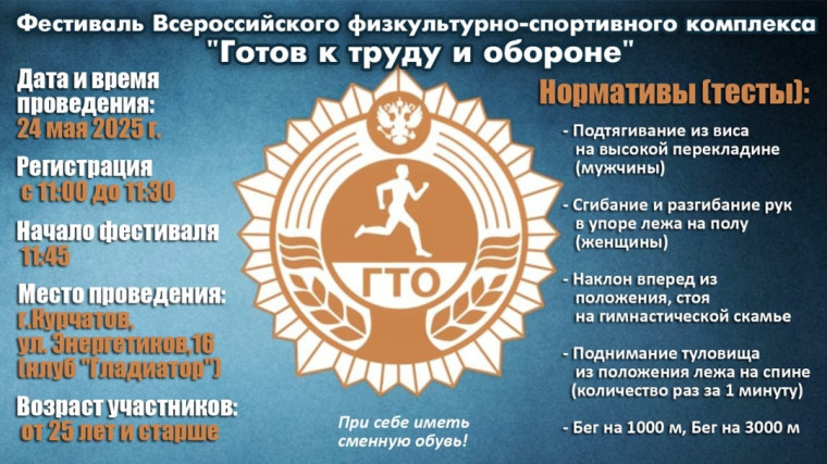 Готов к труду и обороне. Готов к труду и обороне.