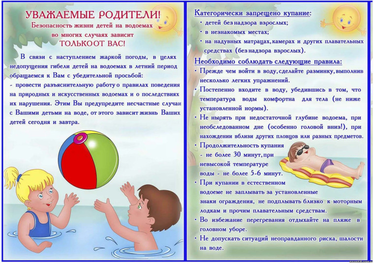 ПАМЯТКА ДЛЯ РОДИТЕЛЕЙ «Безопасность несовершеннолетних на водных объектах». ПАМЯТКА ДЛЯ РОДИТЕЛЕЙ «Безопасность несовершеннолетних на водных объектах».